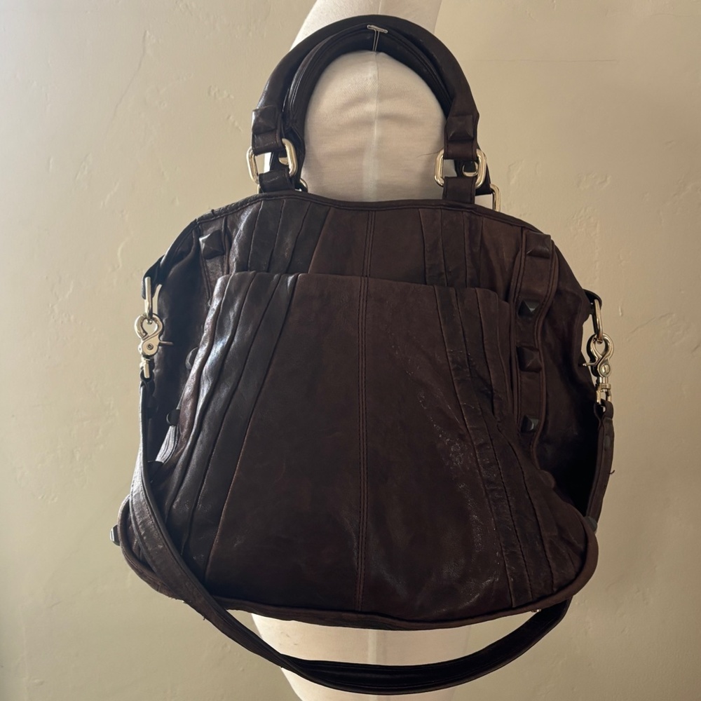 Junior Drake Leather Shoulder Bag - Picture 4 of 12